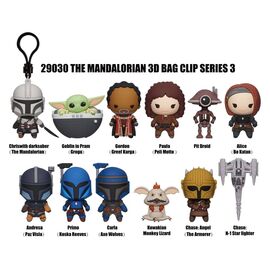 Star Wars The Mandalorian 3D PVC Bag Clips Series 3 Blind Bag Display (24)