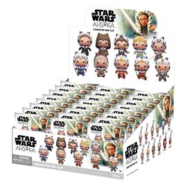 Star Wars Ahsoka 3D PVC Bag Clips Series 1 Blind Bag Display (24)