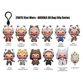 Star Wars Ahsoka 3D PVC Bag Clips Series 1 Blind Bag Display (24)