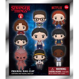 Stranger Things 5 3D PVC Bag Clips Series 6 Blind Bag Display (24)