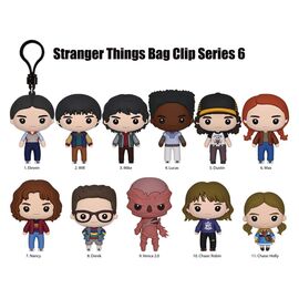 Stranger Things 5 3D PVC Bag Clips Series 6 Blind Bag Display (24)