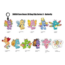 Care Bears 3D PVC Bag Clips Series 3 Blind Bag Display (24)
