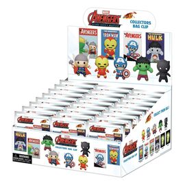 Marvel 3D PVC Bag Clips Series 1 Avengers 60th Comic Covers Blind Bag Display (24)