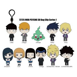 Mob Psycho 100 3D PVC Bag Clips Series 1 Blind Bag Display (24)
