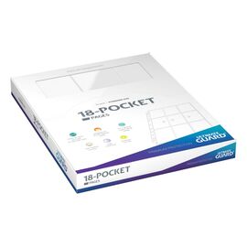 Ultimate Guard 18-Pocket Pages Side-Loading (50) - White