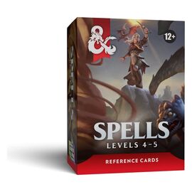 Dungeons & Dragons RPG Reference Cards: Spells (Levels 4-5) *English Version*