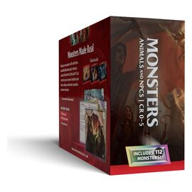 Dungeons & Dragons RPG Reference Cards: Monsters (Animals and NPCs) *English Version*