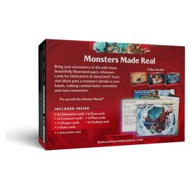 Dungeons & Dragons RPG Reference Cards: Monsters (Fearsome and Ferocious) *English Version*