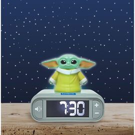 Lexibook - DISNEY STAR WARS Grogu Digital Alarm Clock with 3D (RL800SW) / Toys