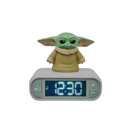 Lexibook - DISNEY STAR WARS Grogu Digital Alarm Clock with 3D (RL800SW) / Toys