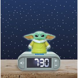 Lexibook - DISNEY STAR WARS Grogu Digital Alarm Clock with 3D (RL800SW) / Toys
