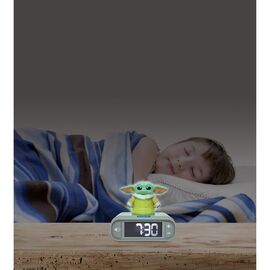 Lexibook - DISNEY STAR WARS Grogu Digital Alarm Clock with 3D (RL800SW) / Toys