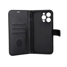 RadiCover - Radiation Protection Wallet Vegan Leather iPhone 15 PRO MAX Flipcover Black PU / Electronics