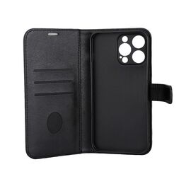 RadiCover - Radiation Protection Wallet Vegan Leather iPhone 15 PRO MAX Flipcover Black PU / Electronics