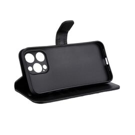 RadiCover - Radiation Protection Wallet Vegan Leather iPhone 15 PRO MAX Flipcover Black PU / Electronics