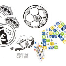 Real Madrid Colouring activity book