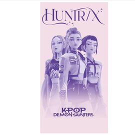 KPop Demon Hunters Huntrix microfibre towel