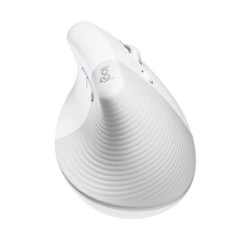 Logitech - Lift for Mac Vertical Ergonomic Mouse - OFF-WHITE / Computers