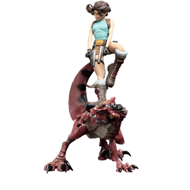 Weta Workshop - Tomb Raider - Lara Croft & Raptor Figure (Mini Epics) / Fan Shop and Merchandise