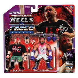 Zombie Sailor's Toys Action Figures 2-Pack Nick Gage vs. Matt Cardona 11 cm