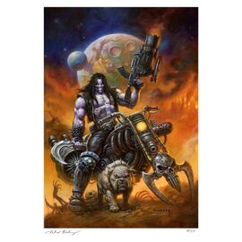 DC Comics Fine Art Print Lobo™: The Main Man by Alex Horley 46 x 61 cm - unframed