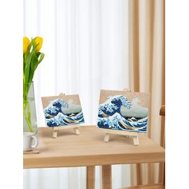 Resin DIY 3D Painting -Great wave of Kanagawa - 13.5x10cm
