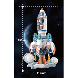 POP SERIES - Construction Kit - Space Exploration Rocket - 294pc