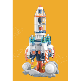 POP SERIES - Construction Kit - Space Exploration Rocket - 294pc