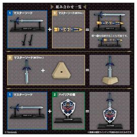 Armas The Legend of Zelda blind box replica 9cm