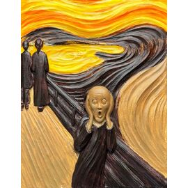 Resin DIY 3D Painting - The Scream - 13.5x10cm