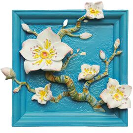 MAGNET DIY - Apricot Blossom - Resin DIY 3D Painting Magnet
