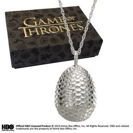 GAME OF THRONES - Dragon Egg Pendant - Silver Edition