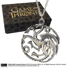 GAME OF THRONES - Targaryen Pendant - Silver Edition