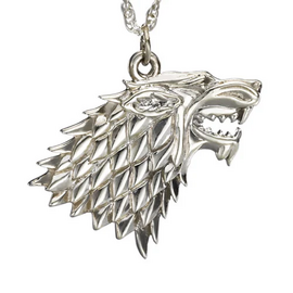 GAME OF THRONES - Stark Pendant - Silver Edition