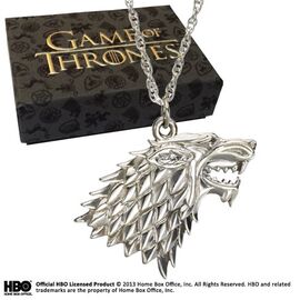 GAME OF THRONES - Stark Pendant - Silver Edition