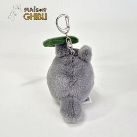 MY NEIGHBOR TOTORO - Grey Totoro leaf - Plush Keychain Nakayoshi