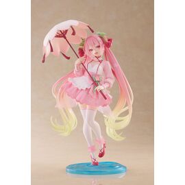 HATSUNE MIKU - Sakura Miku "Sakura Dress" - Statue AMP+ 21cm
