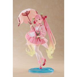 HATSUNE MIKU - Sakura Miku "Sakura Dress" - Statue AMP+ 21cm