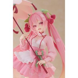 HATSUNE MIKU - Sakura Miku "Sakura Dress" - Statue AMP+ 21cm