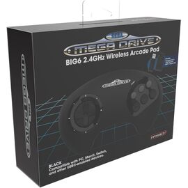 Retro-Bit - SEGA MD 2.4G BIG6 Gamepad / Nintendo Switch