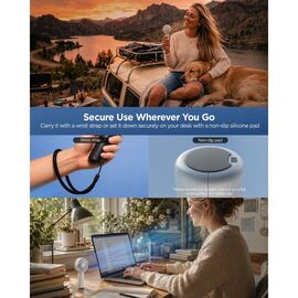 Mini wentylator Spigen A905 Mini Portable Handheld Fan - czarny