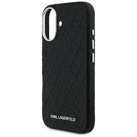 Karl Lagerfeld FW Stamped Karl MagSafe iPhone 16 Case - Black