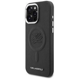 Karl Lagerfeld Embossed Ring Initials MagSafe Case for Samsung Galaxy S26 - Black