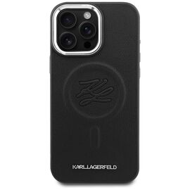 Karl Lagerfeld Embossed Ring Initials MagSafe Case for Samsung Galaxy S26 - Black