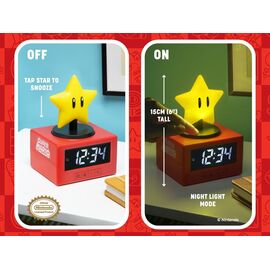 Super Mario Icon Alarm Clock Super Star 15 cm