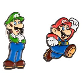 Super Mario Pin Badge 2-Pack