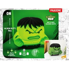 Marvel Universe SquishyGlo Silicon Light Hulk Rechargeable 15 cm