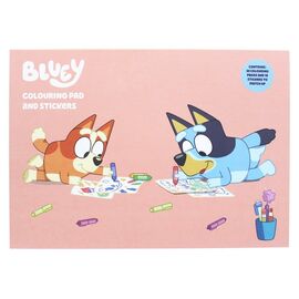 Bluey Colouring Book A4 & Sticker Set