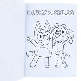 Bluey Colouring Book A4 & Sticker Set