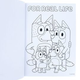 Bluey Colouring Book A4 & Sticker Set